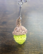 Green Acorn Keychain