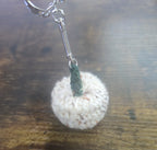 White Multi Pumpkin Keychain