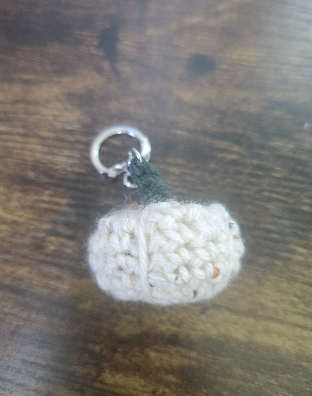 White Multi Pumpkin Keychain