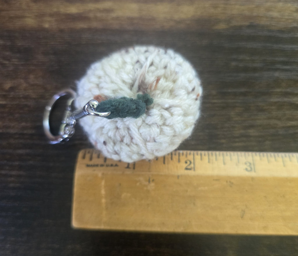 White Multi Pumpkin Keychain