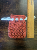 Rustic Brown Drawstring Pouch (Small)