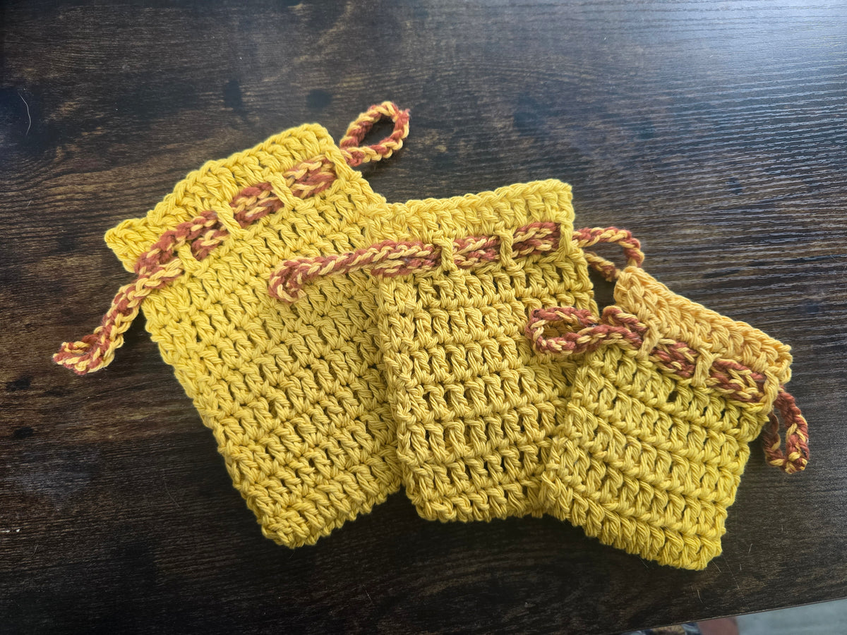 Drawstring Pouch Collection 3 Sizes