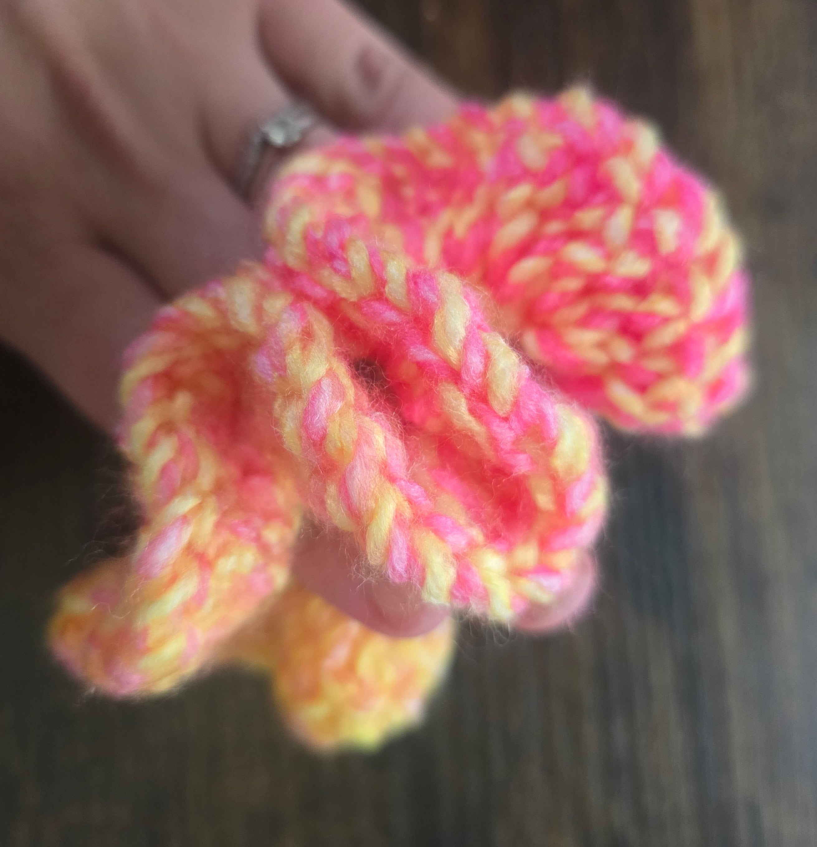 Mini Strawberry Lemon Scrunchies