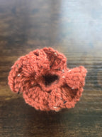 Rust Orange Mini Scrunchies