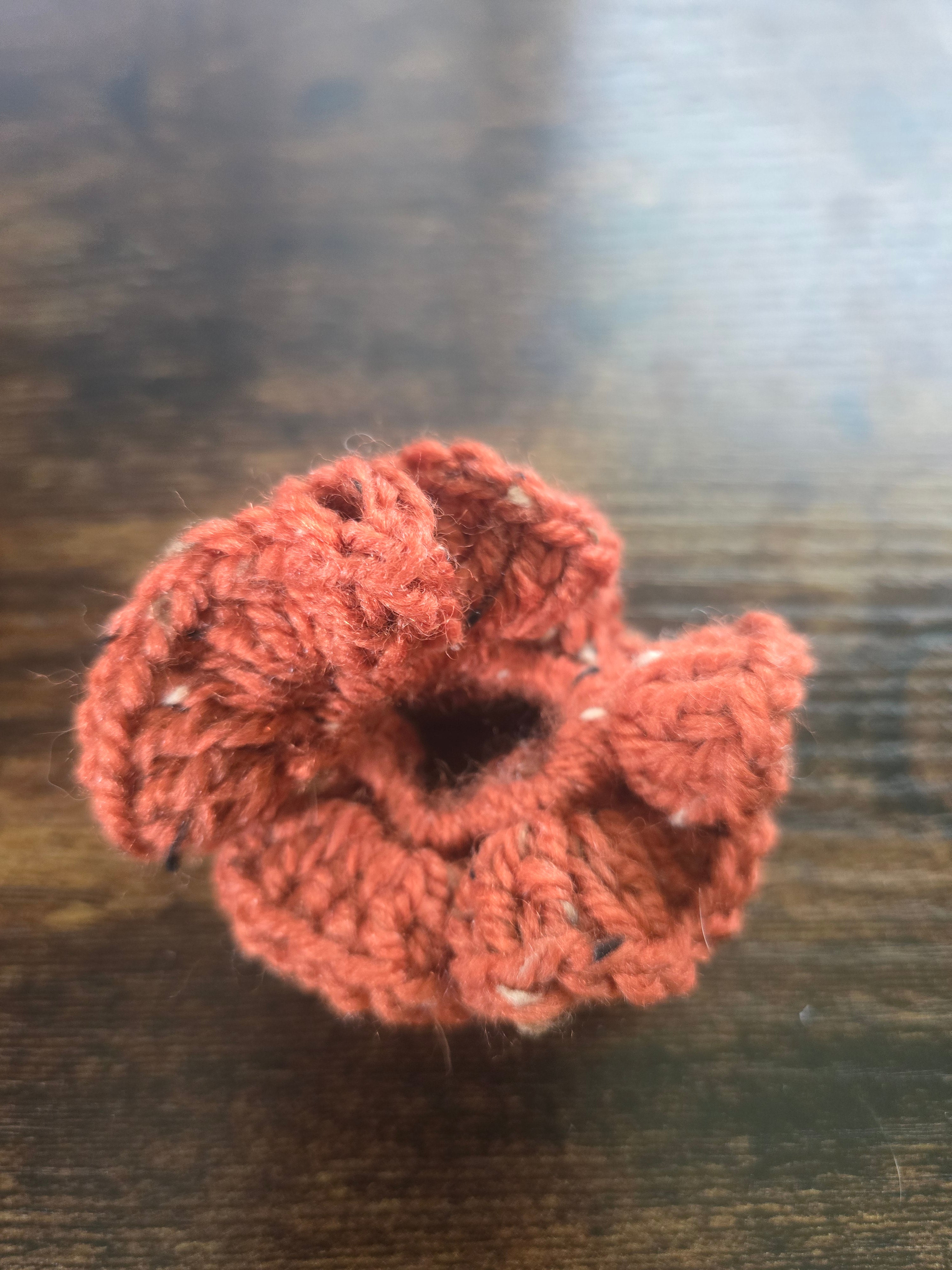 Rust Orange Mini Scrunchies