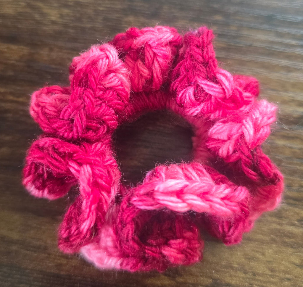 Red and Pink Mini Scruchies