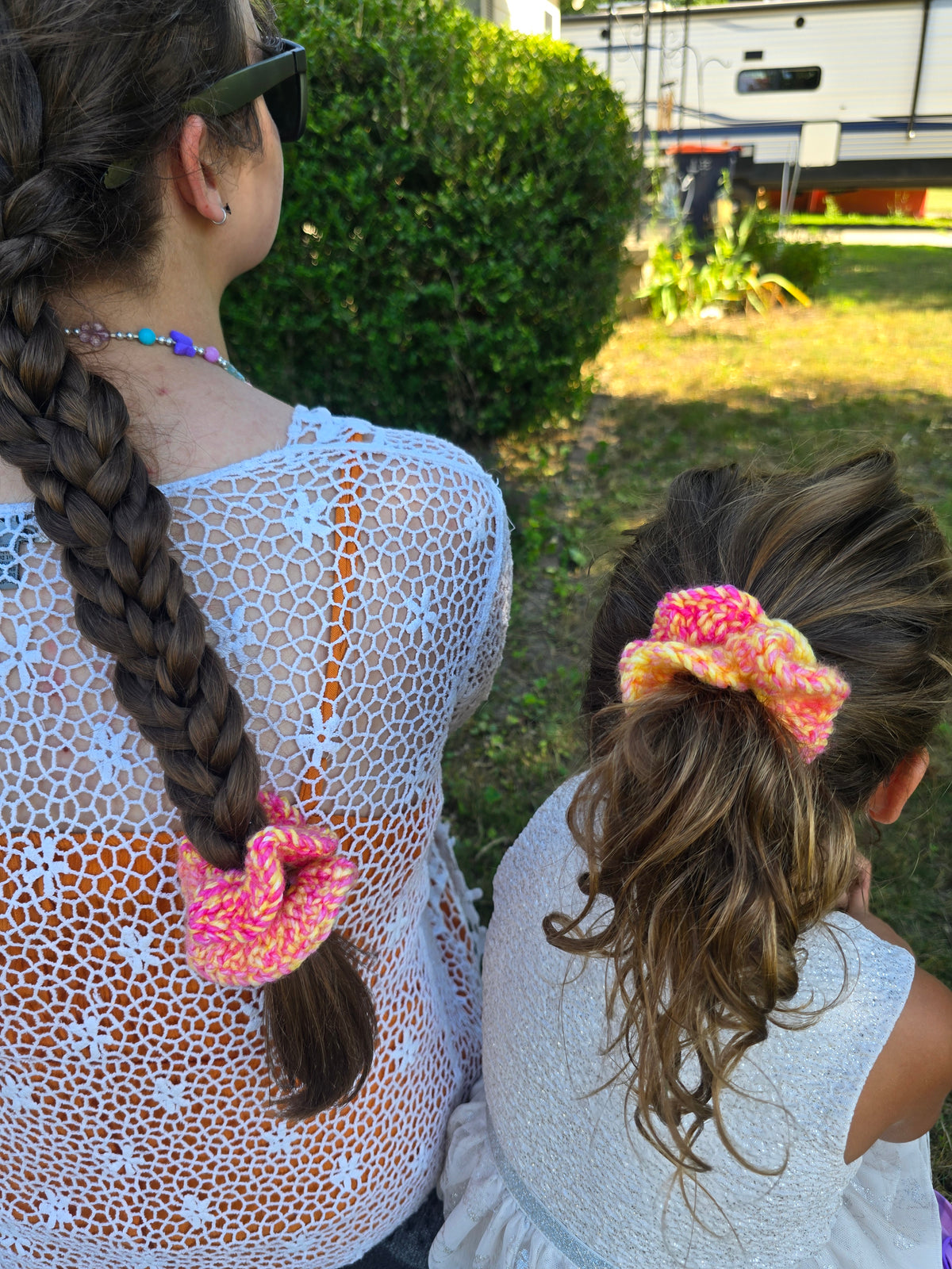 Mini Strawberry Lemon Scrunchies