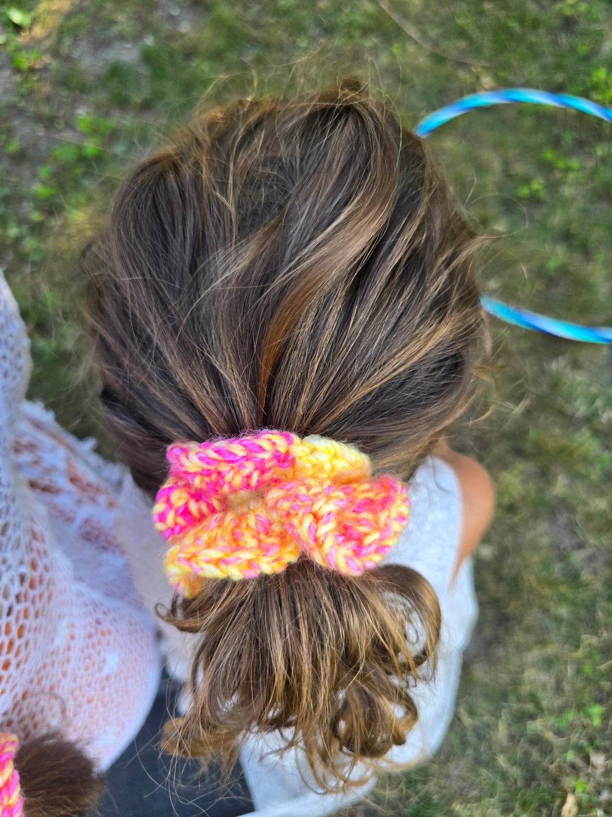 Mini Strawberry Lemon Scrunchies