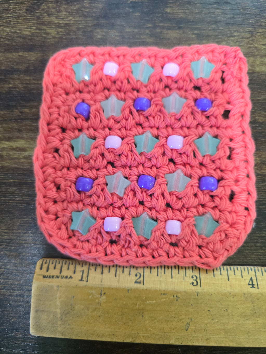 Pink Glow Fidget Square