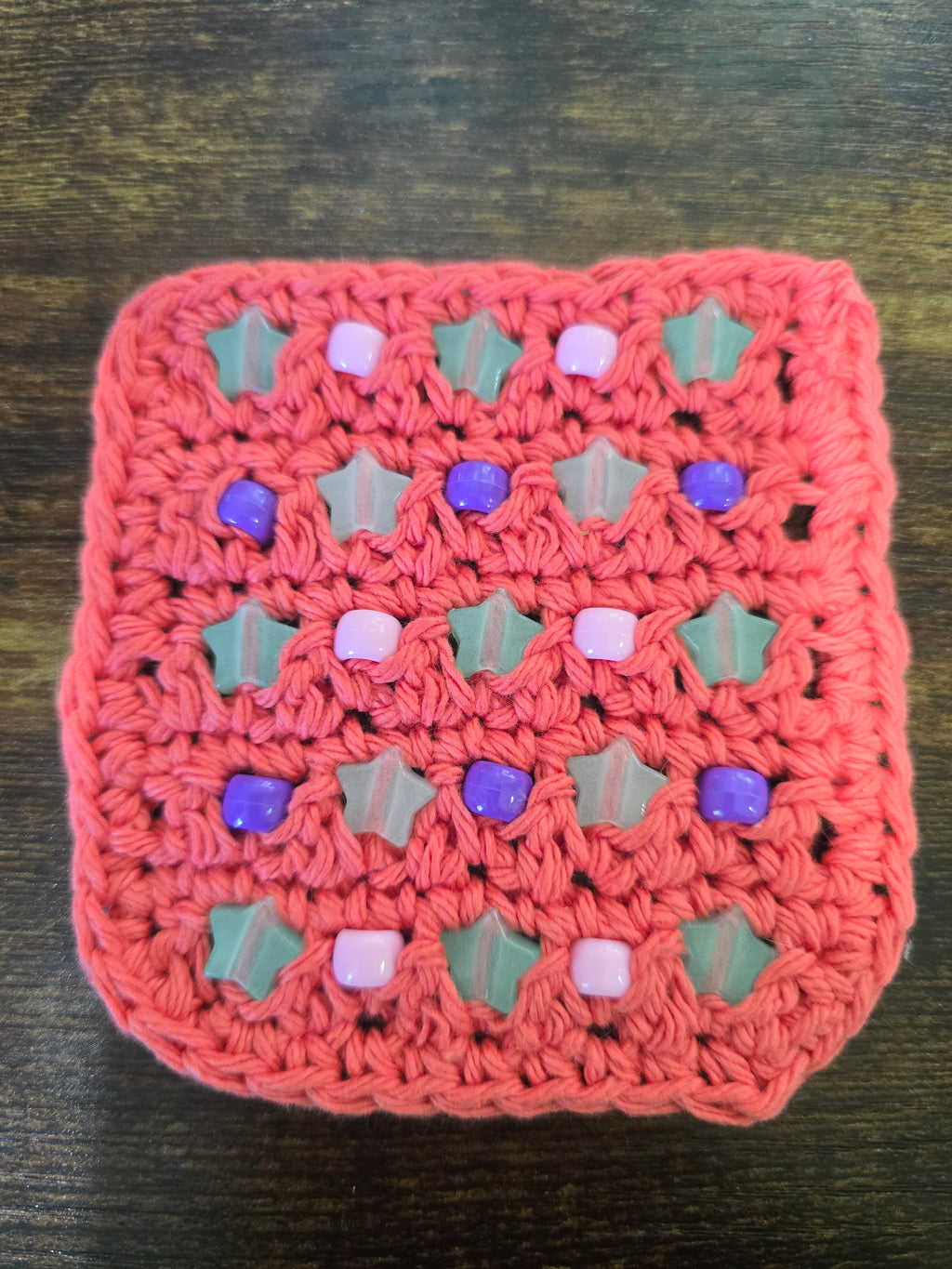 Pink Glow Fidget Square