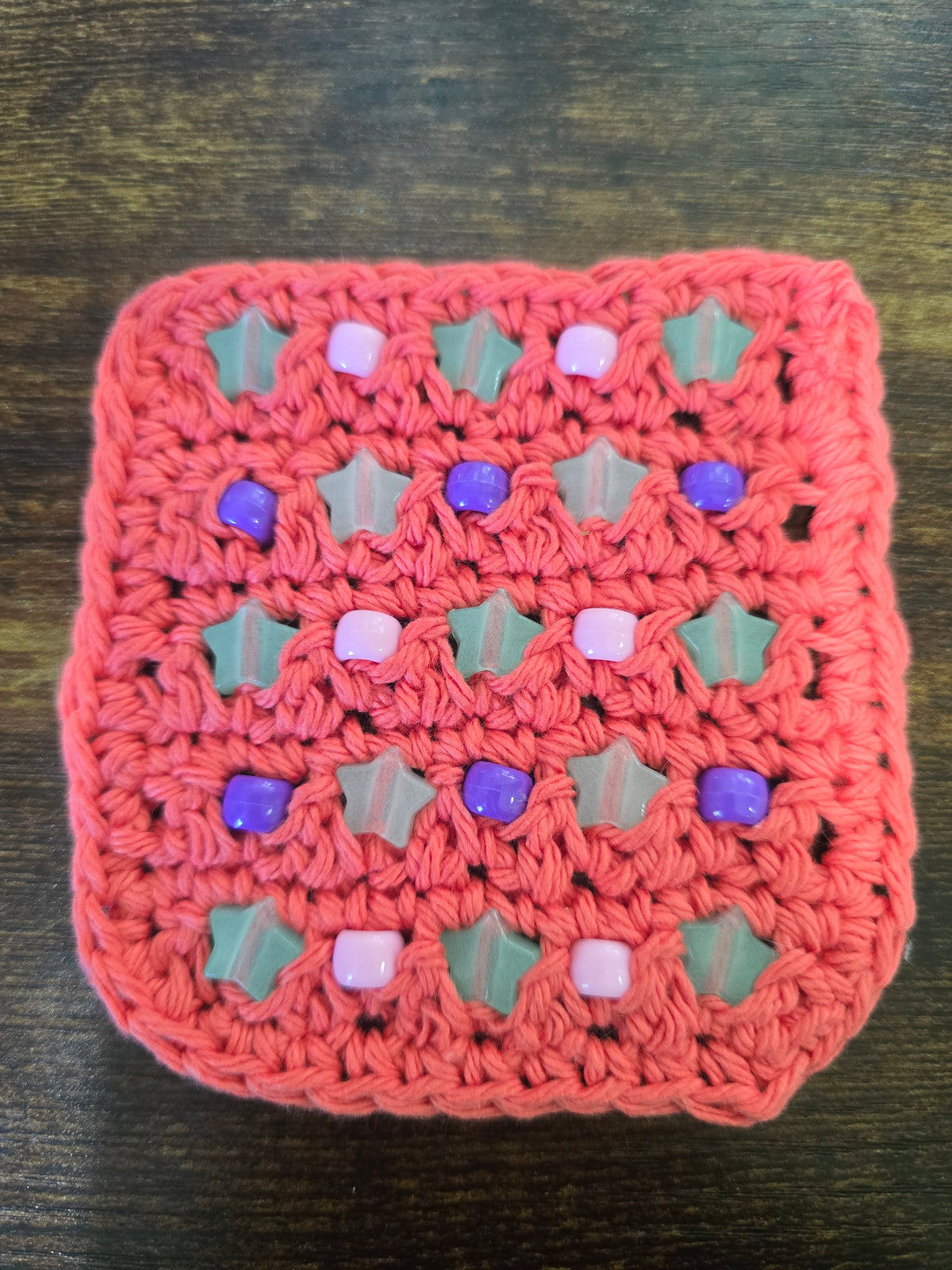 Pink Glow Fidget Square